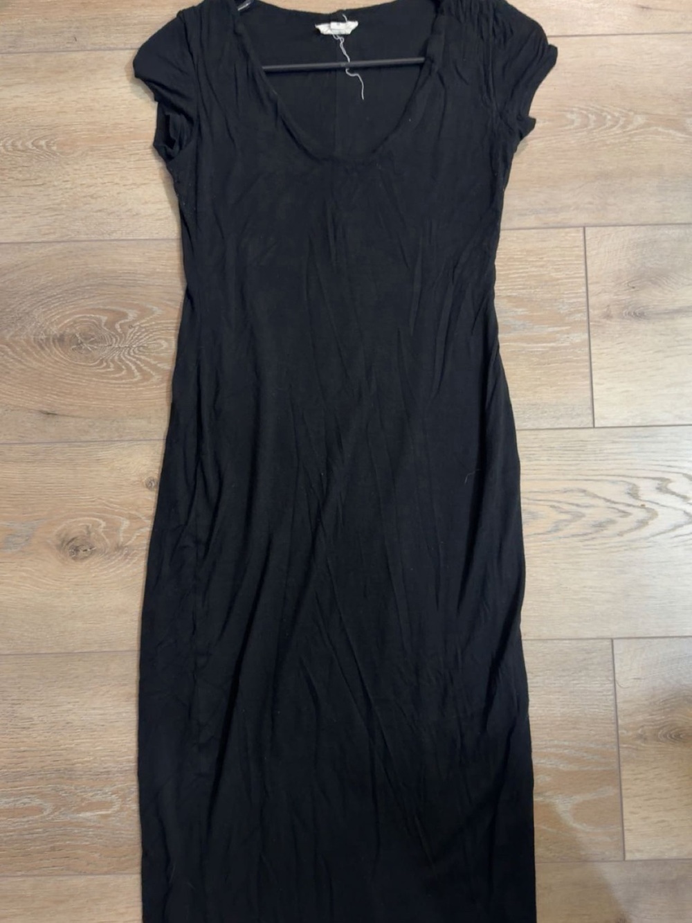 See You Monday Black Midi Dress Size Medium